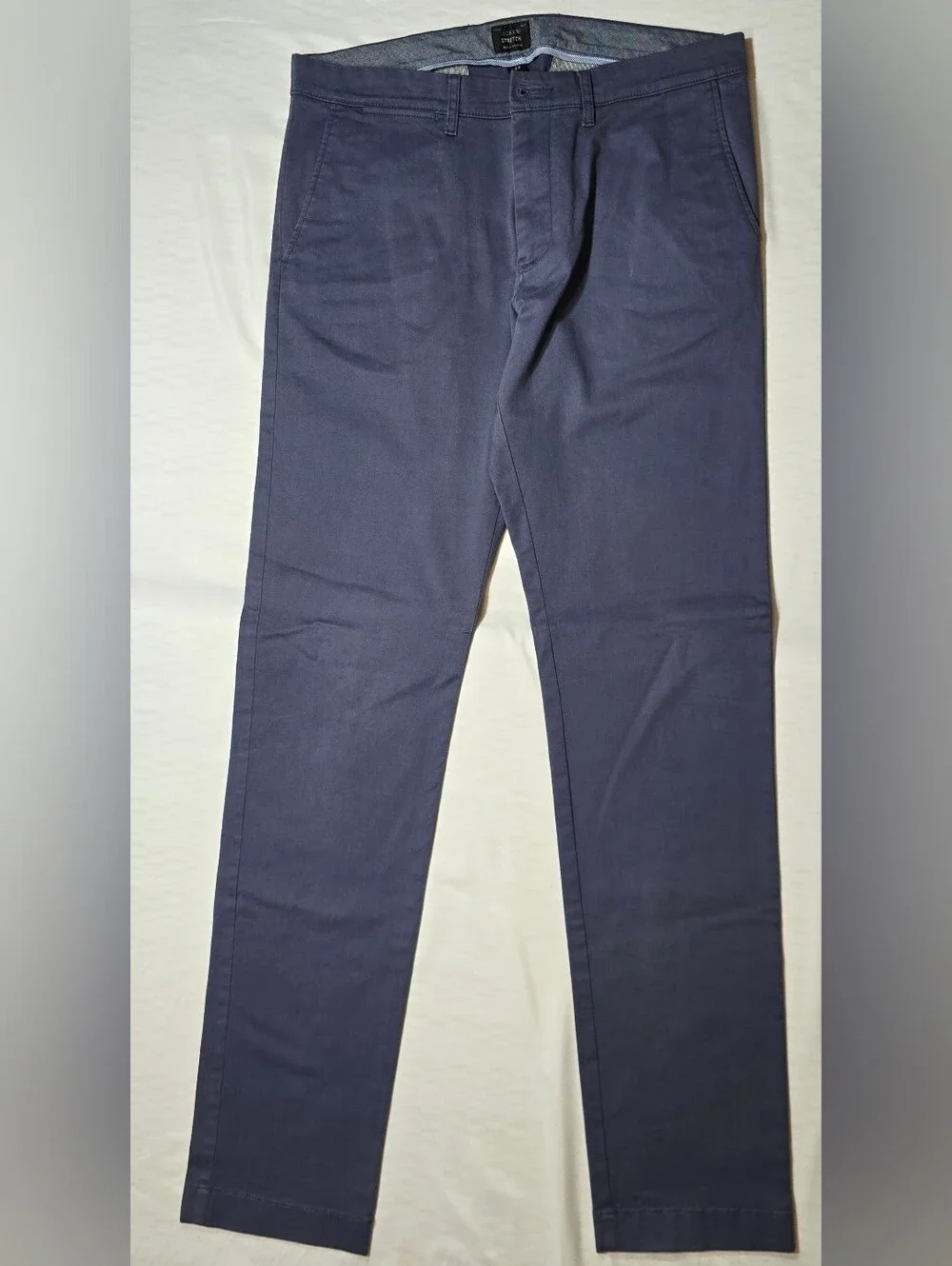 J.Crew 484 Slim Stretch Navy Chinos 32x34